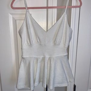 Peplum Tank Top